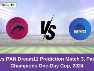 DOL vs PAN Dream11 Prediction Match 3, Pakistan Champions One-Day Cup, 2024