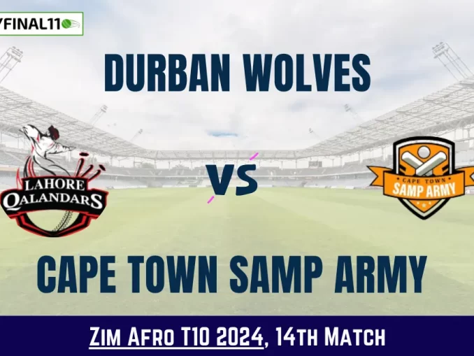 Get the best DW vs CTSA Dream11 Prediction fantasy team with DW vs CTSA Key player stats and pitch report for today's Zim Afro T10 2024.