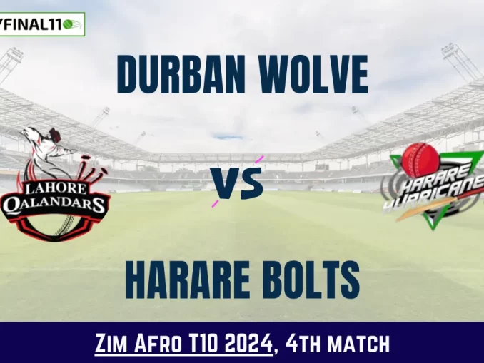 Get the best DW vs HB Dream11 Prediction fantasy team with DW vs HB Key player stats and pitch report for today's Zim Afro T10 2024.