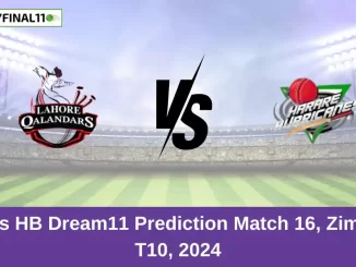 DW vs HB Dream11 Prediction Match 16, Zim Afro T10, 2024