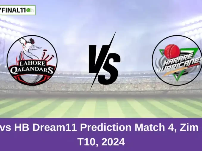 DW vs HB Dream11 Prediction Match 4, Zim Afro T10, 2024