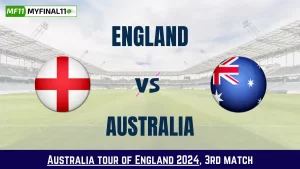 Get the best ENG vs AUS Dream11 Prediction fantasy team with ENG vs AUS Key player stats and pitch report for today's Australia tour of England 2024.