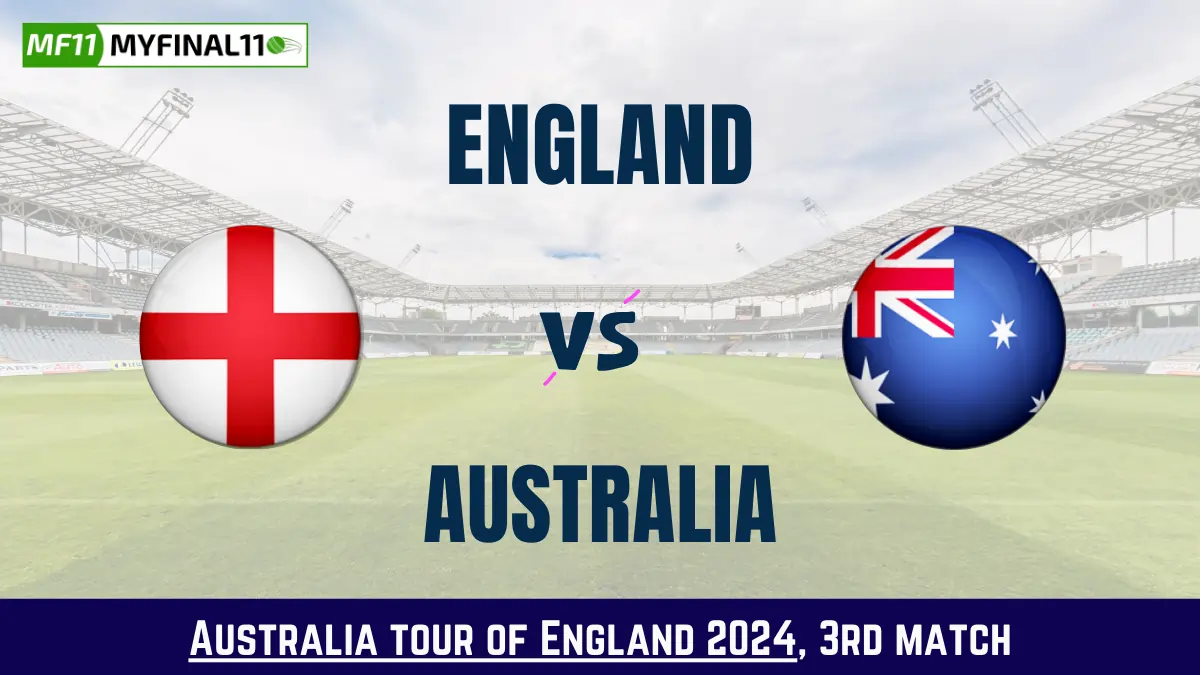 Get the best ENG vs AUS Dream11 Prediction fantasy team with ENG vs AUS Key player stats and pitch report for today's Australia tour of England 2024.