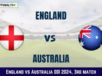 ENG vs AUS Dream11 Prediction Today: 3rd ODI Pitch Report, and Key Player | England vs Australia ODI 2024