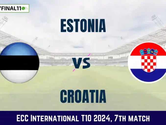 EST vs CRO Dream11 Prediction Today: Match 7 Pitch Report, and Key Player | ECC International T10 2024