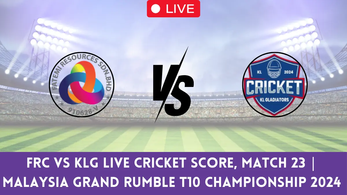 FRC vs KLG Live Cricket Score, Match 23 Malaysia Grand Rumble T10 Championship 2024