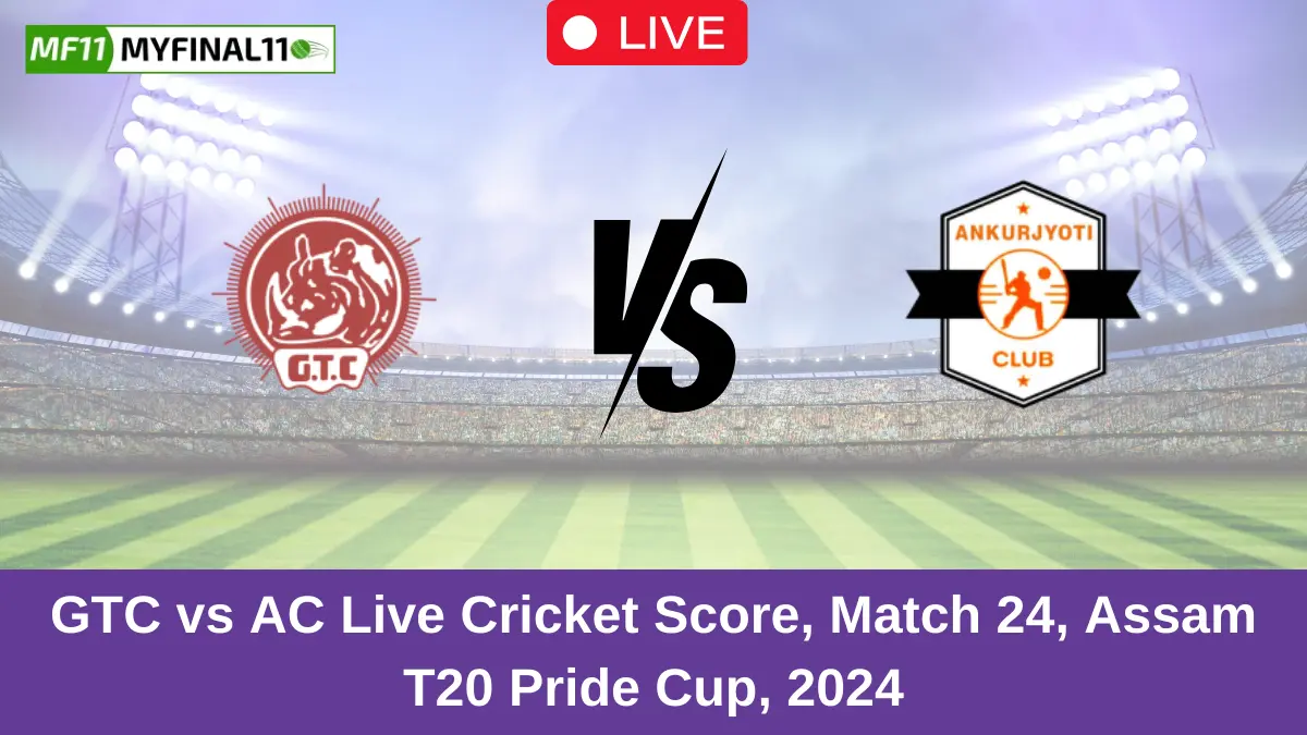 GTC vs AC Live Cricket Score, Match 24, Assam T20 Pride Cup, 2024