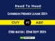 GUY vs ABF Player Battle, Head to Head Team Stats, Team Record - Caribbean Premier League 2024