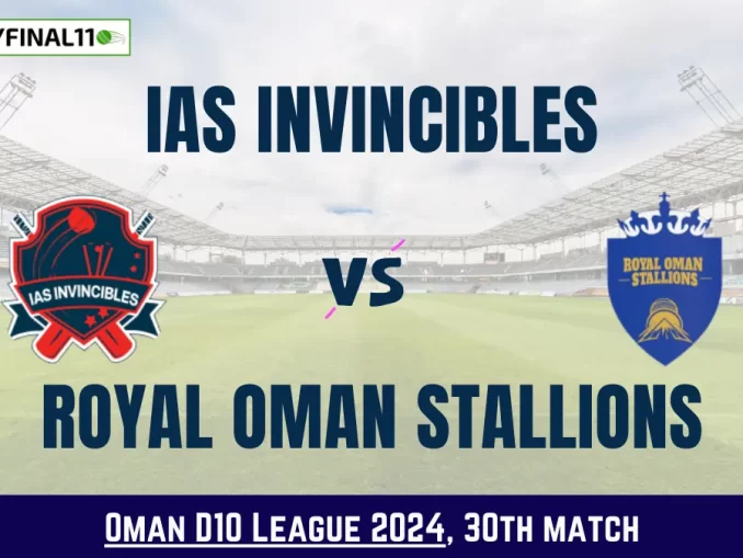 Get the best IAI vs ROS Dream11 Prediction fantasy team with IAI vs ROS Key player stats and pitch report for today's Oman D10 League 2024.