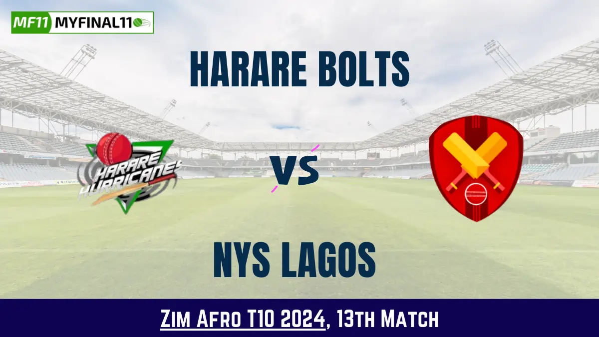 Get the best HB vs NYSL Dream11 Prediction fantasy team with HB vs NYSL Key player stats and pitch report for today's Zim Afro T10 2024.