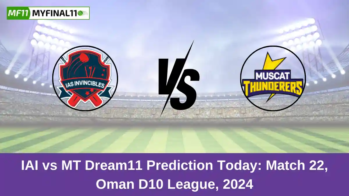 IAI vs MT Dream11 Prediction Today Match 22, Oman D10 League, 2024