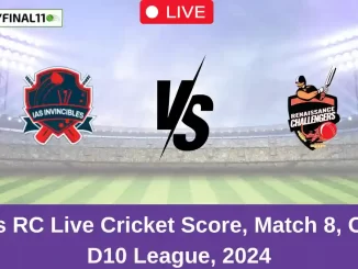 IAI vs RC Live Cricket Score, Match 8, Oman D10 League, 2024