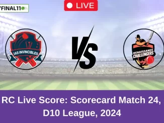 IAI vs RC Live Score Scorecard Match 24, Oman D10 League, 2024