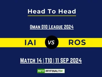 IAI vs ROS Player Battle, Head to Head Team Stats, Team Record - Ireland Inter-Provincial One-Day Cup 2024