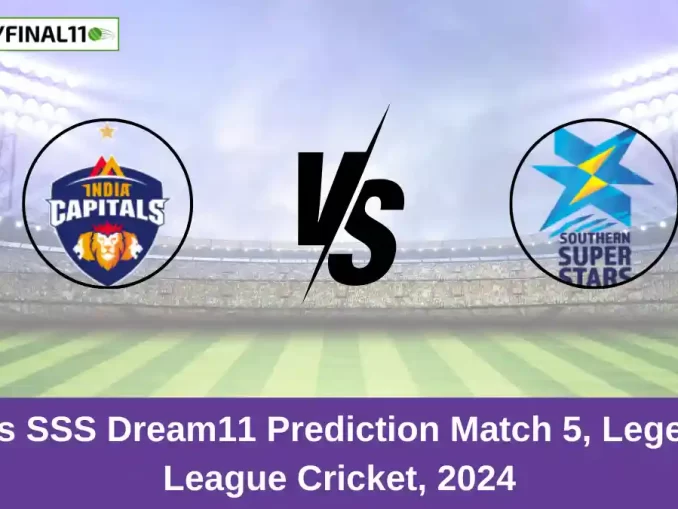 IC vs SSS Dream11 Prediction Match 5, Legends League Cricket, 2024