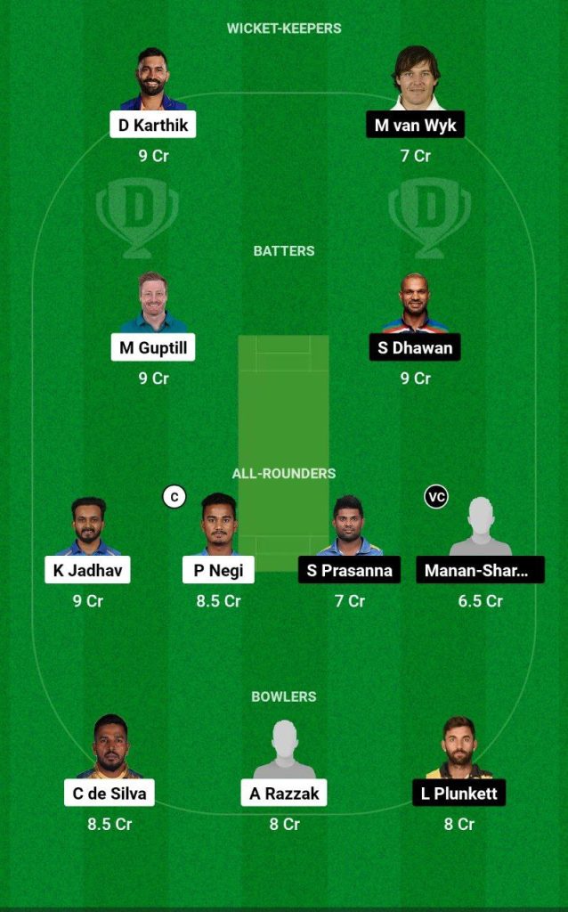 SSS vs GJG Dream11 Prediction