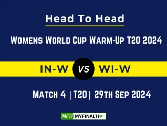 IN-W vs WI-W Player Battle, Head to Head Team Stats, Team Record - Womens World Cup Warm-Up T20 2024