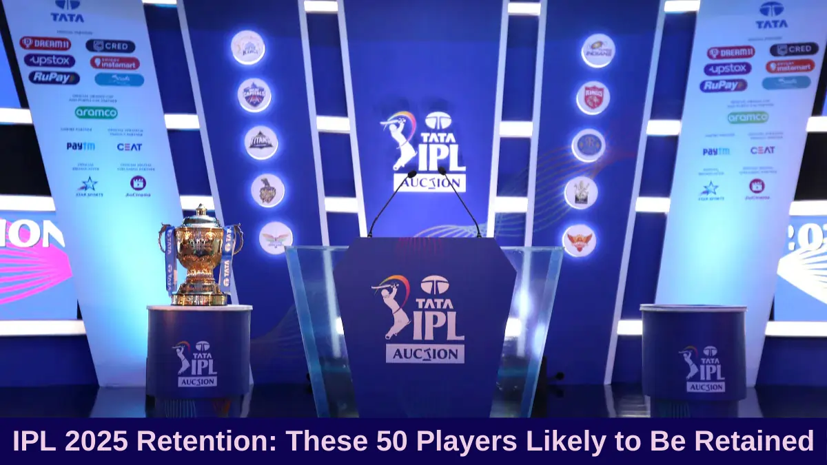 IPL 2025 Retention These 50 Players Likely to Be Retained by Teams