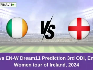 IR-W vs EN-W Dream11 Prediction 3rd ODI, England Women tour of Ireland, 2024