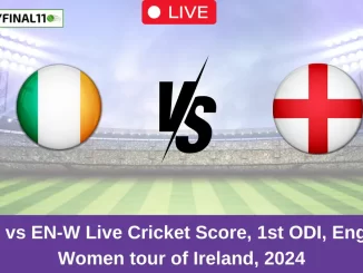 IR-W vs EN-W Live Cricket Score, 1st ODI, England Women tour of Ireland, 2024