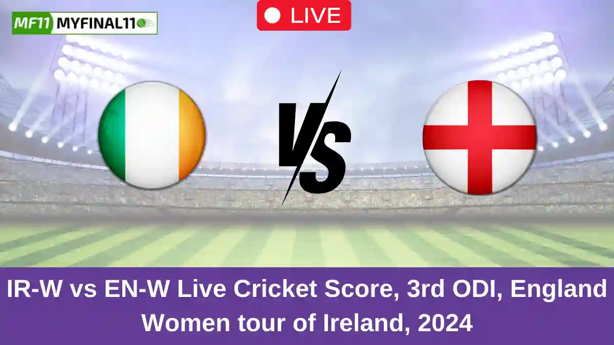 IR-W vs EN-W Live Cricket Score, 3rd ODI, England Women tour of Ireland, 2024