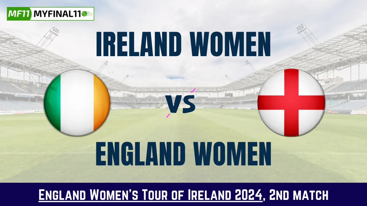 Get the best IRE-W vs ENG-W Dream11 Prediction fantasy team with IRE-W vs ENG-W Key player stats and pitch report for today's England Women's tour of Ireland 2024.