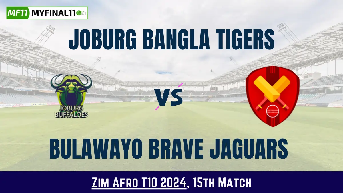 Get the best JBB vs BLB Dream11 Prediction fantasy team with JBB vs BLB Key player stats and pitch report for today's Zim Afro T10 2024.