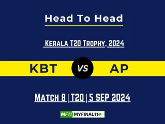 KBT vs AP Player Battle, Head to Head Team Stats, Team Record - Kerala T20 Trophy 2024