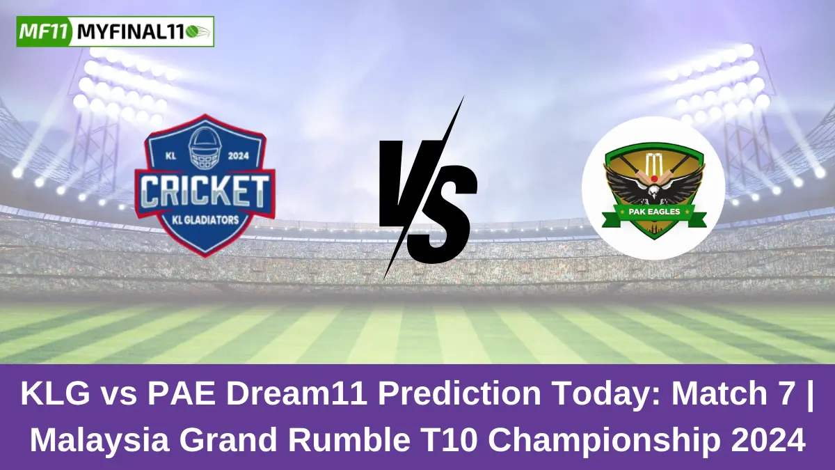 KLG vs PAE Dream11 Prediction Today: Match 7 Pitch Report, and Key Player | Malaysia Grand Rumble T10 Championship 2024