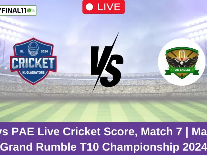 KLG vs PAE Live Score: Scorecard, Ball by Ball Commentary - Match 7, Malaysia Grand Rumble T10 Championship 2024