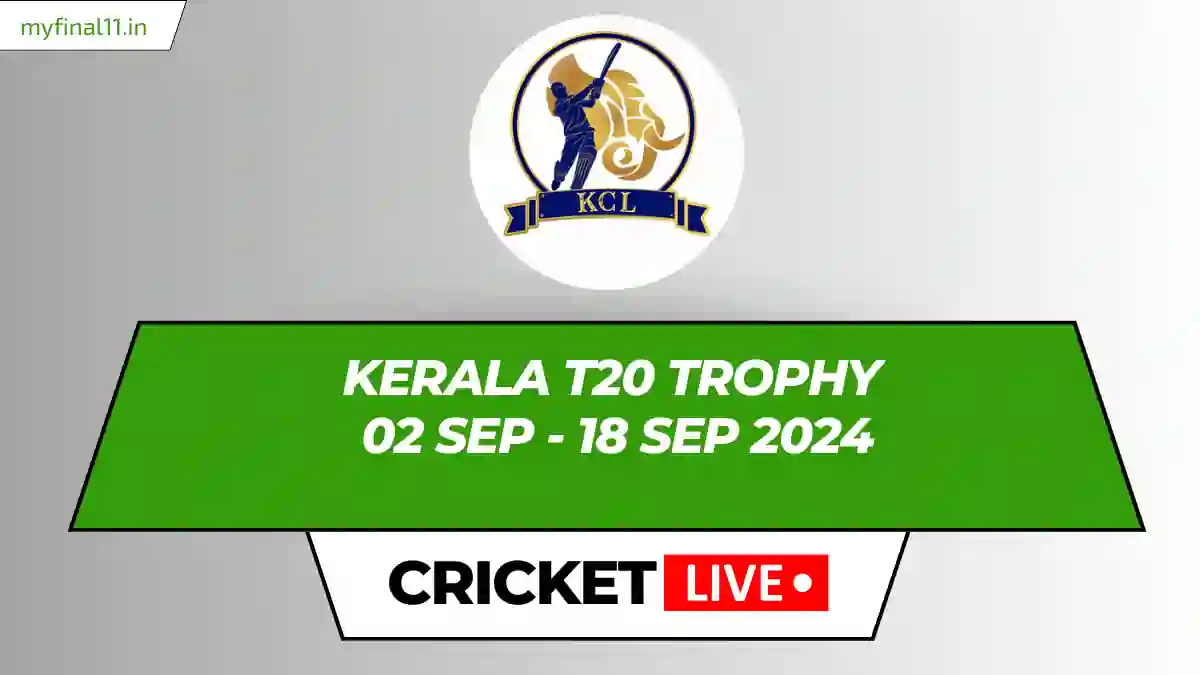 Kerala T20 Trophy (KCL) Live Score, Matches, Schedule, Results, Points Table 2024