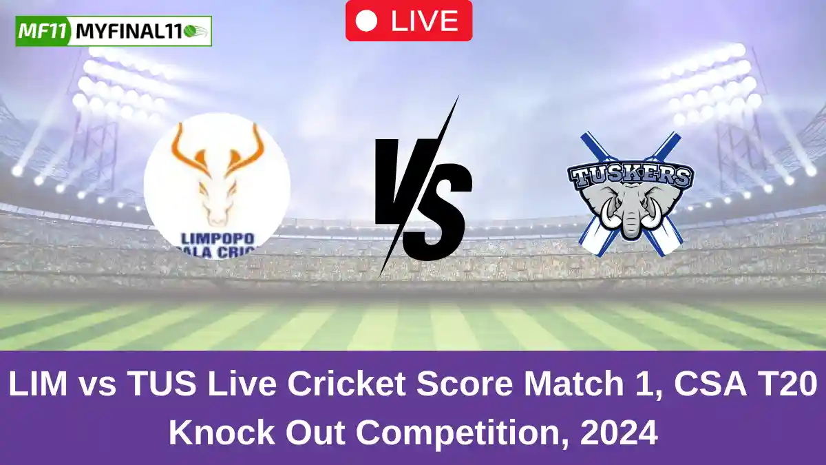 LIM vs TUS Live Cricket Score Match 1, CSA T20 Knock Out Competition, 2024