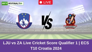 LJU vs ZA Live Score: Scorecard, Ball by Ball Commentary – Qualifier 1, ECS T10 Croatia 2024