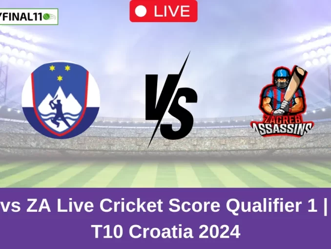 LJU vs ZA Live Score: Scorecard, Ball by Ball Commentary - Qualifier 1, ECS T10 Croatia 2024