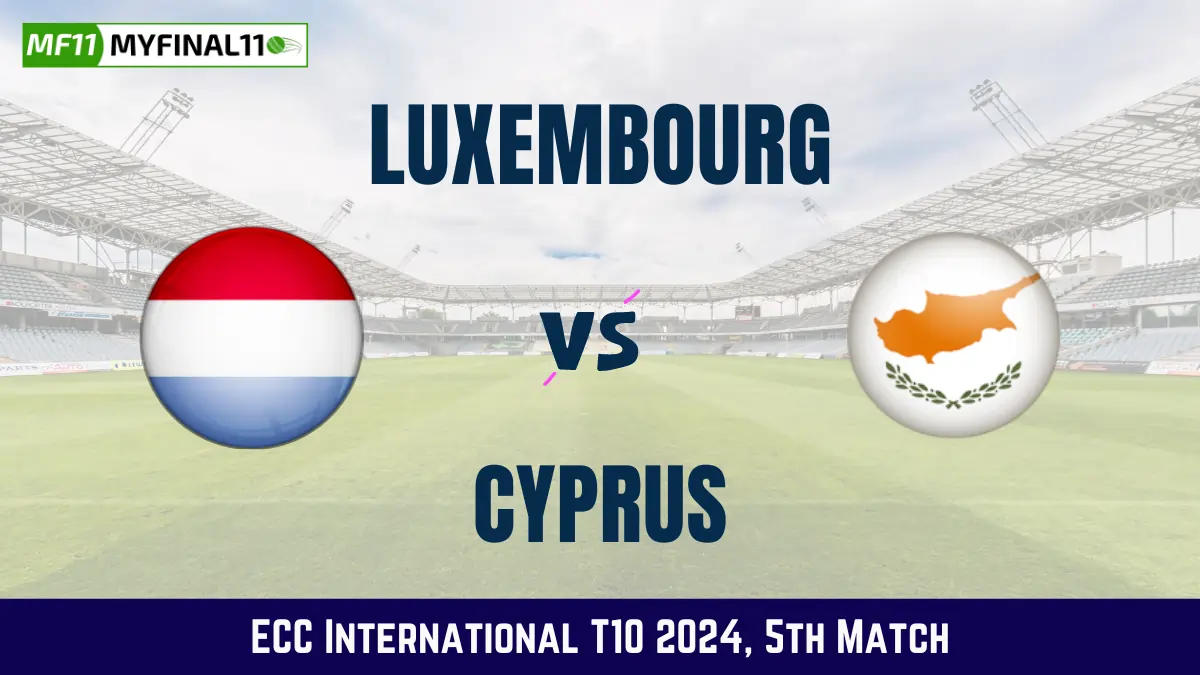 Get the best LUX vs CYP Dream11 Prediction fantasy team with LUX vs CYP Key player stats and pitch report for today's ECC International T10 2024.