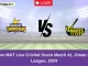 MT vs MAT Live Cricket Score Match 41, Oman D10 League, 2024