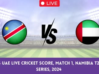 NAM vs UAE Live Cricket Score, Match 1, Namibia T20I Tri-Series, 2024