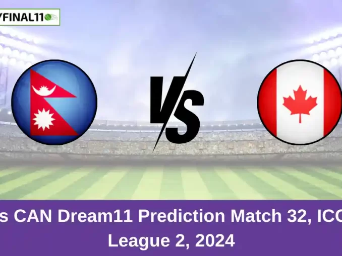 NEP vs CAN Dream11 Prediction Match 32, ICC CWC League 2, 2024