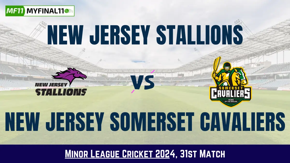 Get the best NJS vs NJSC Dream11 Prediction fantasy team with NJS vs NJSC Key player stats and pitch report for today's Minor League Cricket 2024.