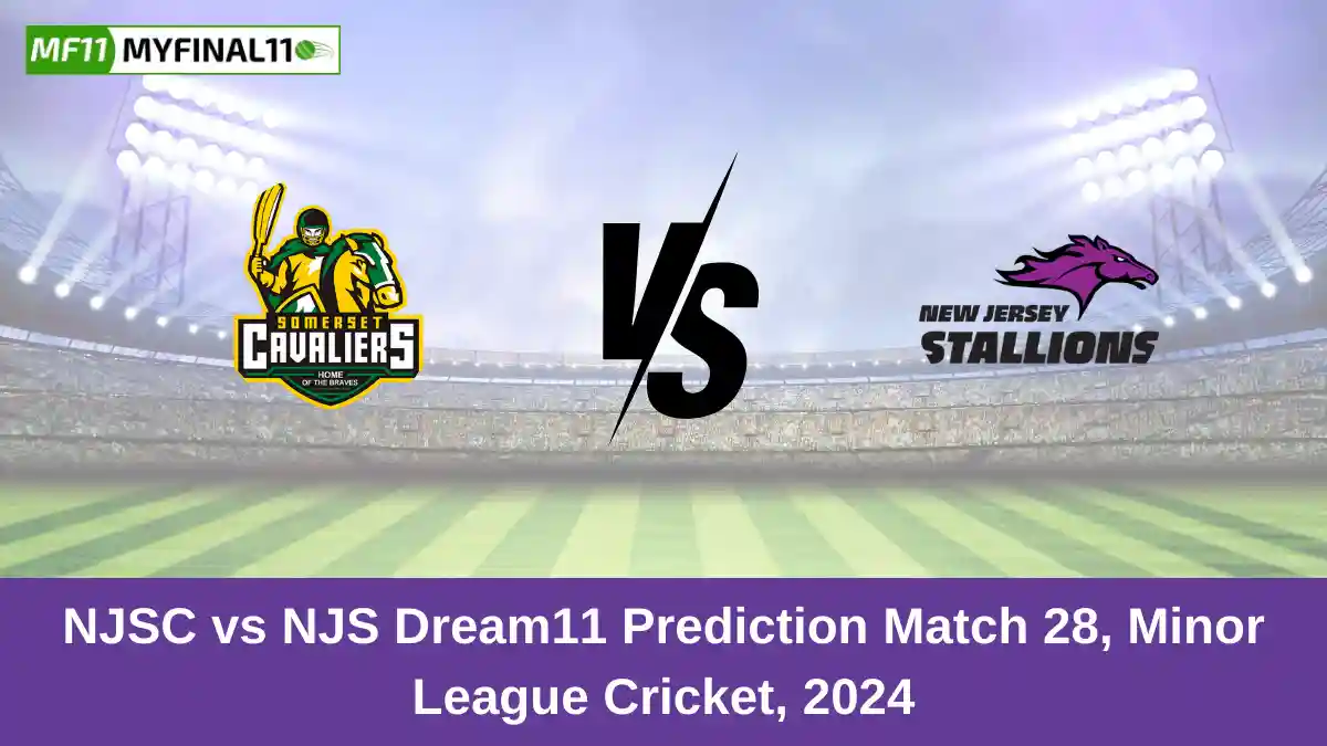 NJSC vs NJS Dream11 Prediction Match 28, Minor League Cricket, 2024