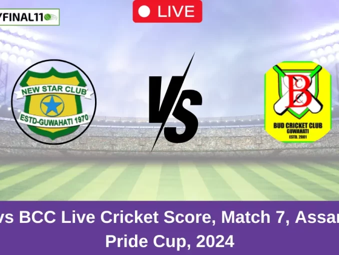 NSC vs BCC Live Cricket Score, Match 7, Assam T20 Pride Cup, 2024