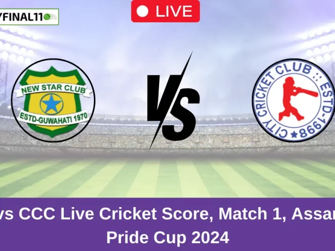 NSC vs CCC Live Score: Scorecard, Ball by Ball Commentary - Match 1, Assam T20 Pride Cup 2024