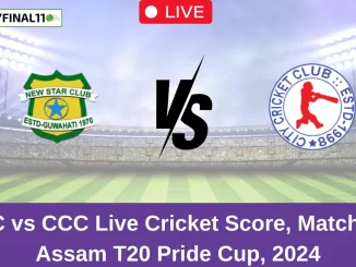 NSC vs CCC Live Cricket Score, Match 17, Assam T20 Pride Cup, 2024