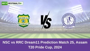 NSC vs RRC Dream11 Prediction Today: Match 25 Pitch Report, and Key Player | GSA Pride Cup 2024