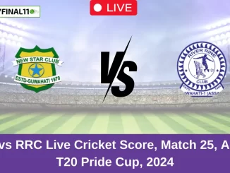 NSC vs RRC Live Cricket Score, Match 25, Assam T20 Pride Cup, 2024