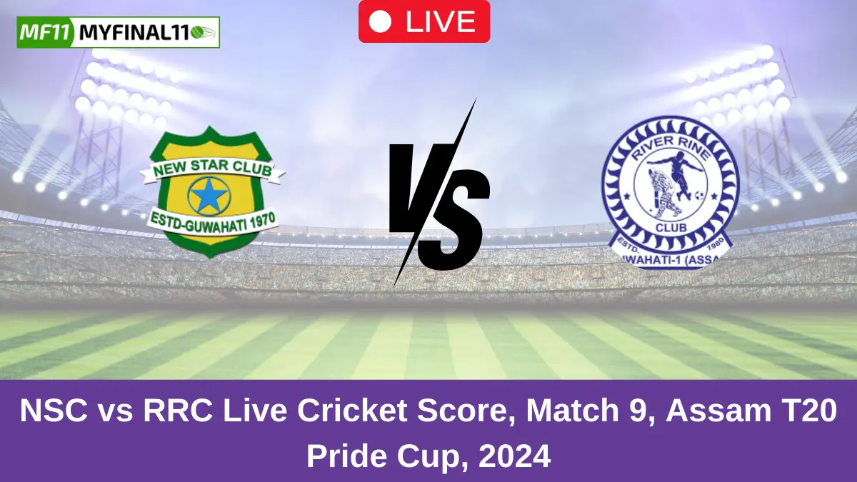 NSC vs RRC Live Cricket Score, Match 9, Assam T20 Pride Cup, 2024