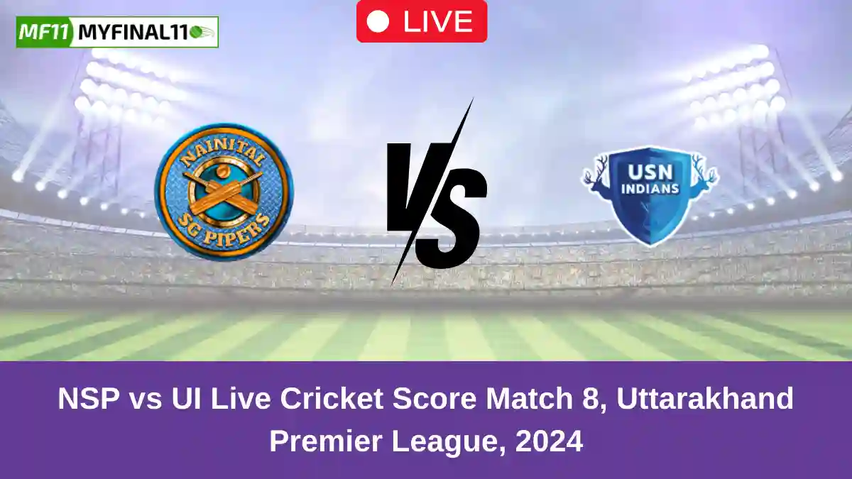 NSP vs UI Live Cricket Score Match 8, Uttarakhand Premier League, 2024 (1)