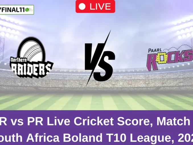 NTR vs PR Live Cricket Score, Match 12, South Africa Boland T10 League, 2024 (1)