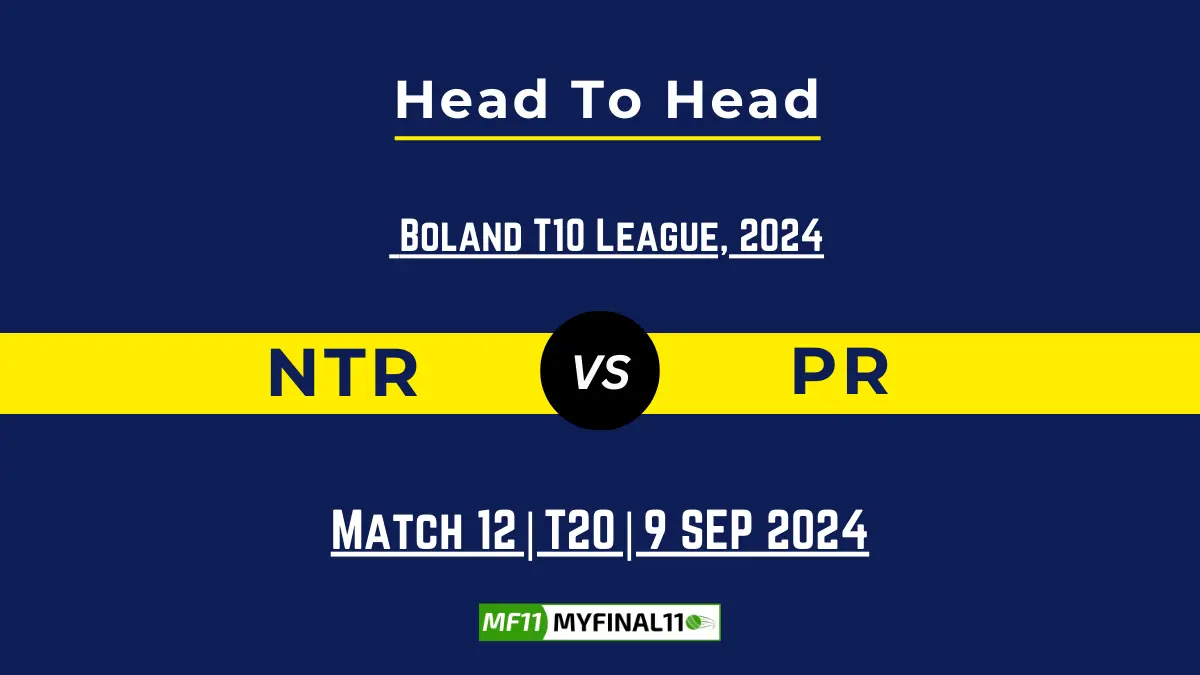 NTR vs PR Player Battle, Head to Head Team Stats, Team Record - ECS T10 Croatia 2024