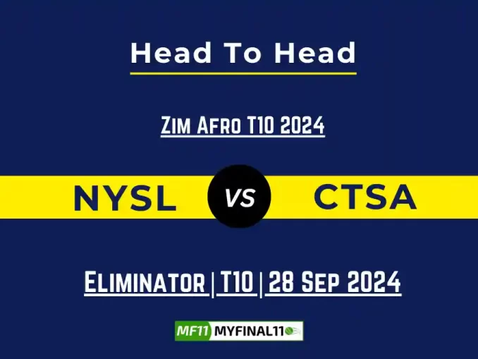 NYSL vs CTSA Player Battle, Head to Head Team Stats, Player Record